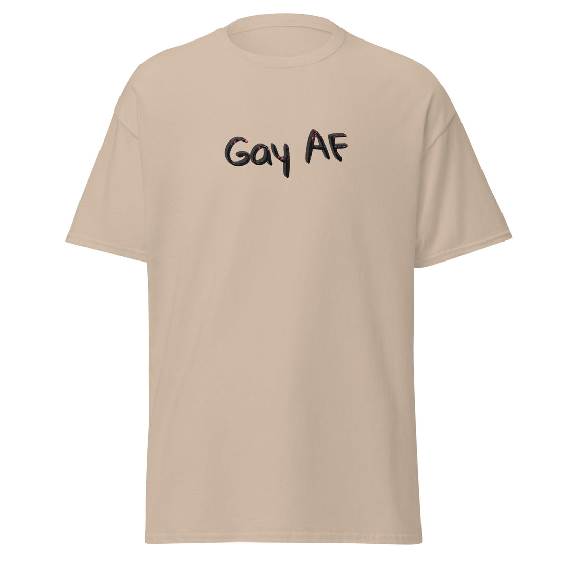Gay AF Unisex Classic Tee – Bold LGBTQ+ Pride Shirt