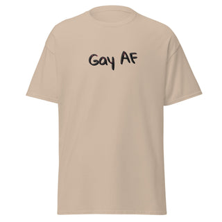 Gay AF Unisex Classic Tee – Bold LGBTQ+ Pride Shirt
