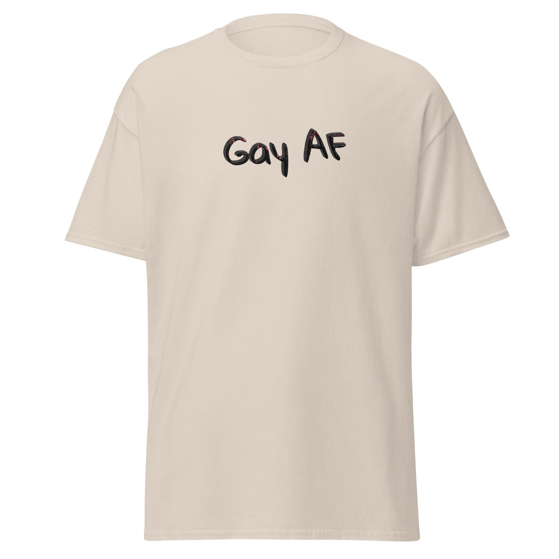 Gay AF Unisex Classic Tee – Bold LGBTQ+ Pride Shirt