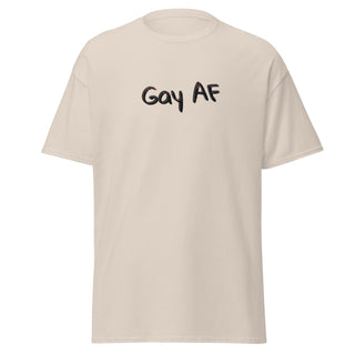 Gay AF Unisex Classic Tee – Bold LGBTQ+ Pride Shirt