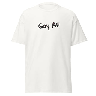 Gay AF Unisex Classic Tee – Bold LGBTQ+ Pride Shirt