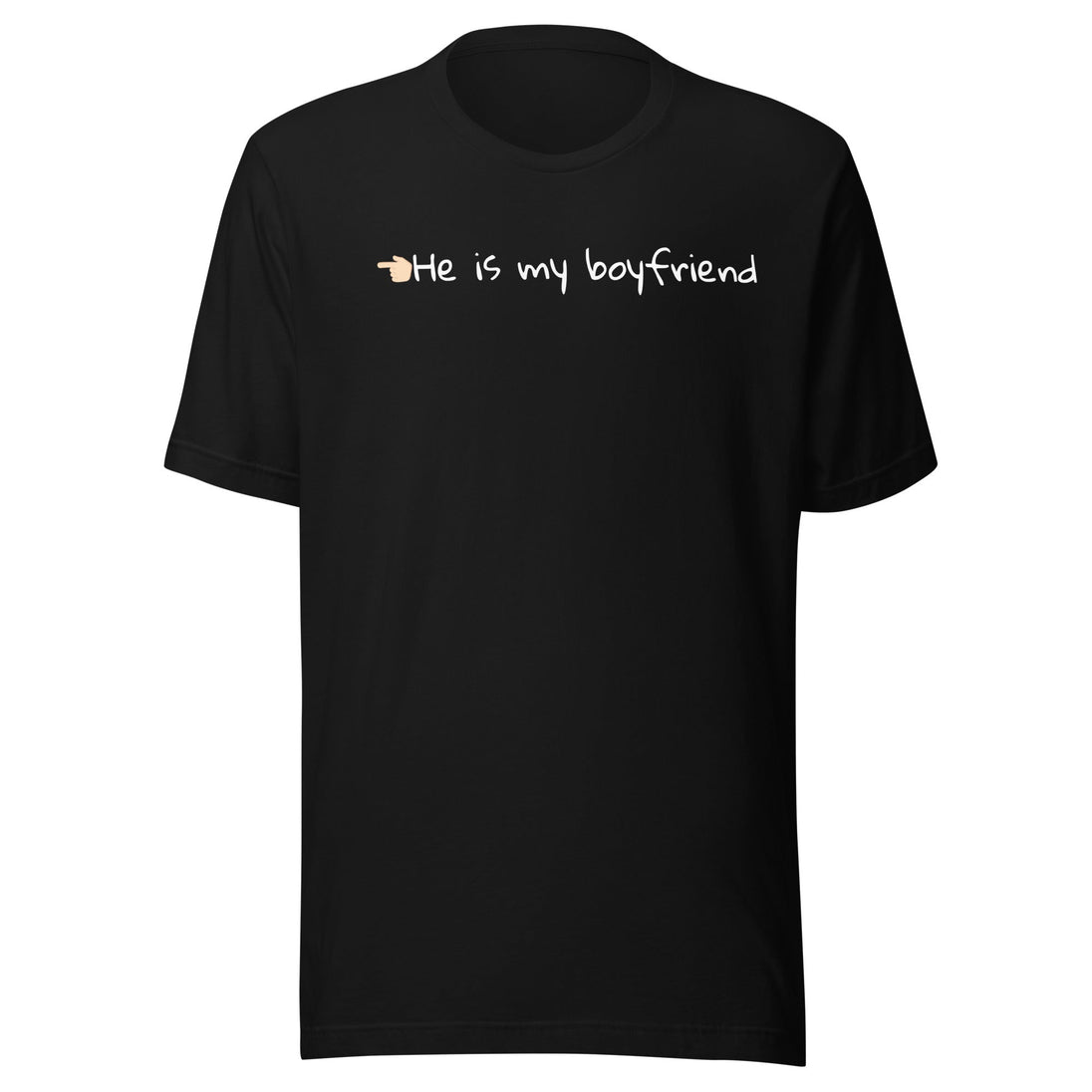 “He Is My Boyfriend” Unisex T-Shirt – LGBTQ+ Relationship Pride Tee