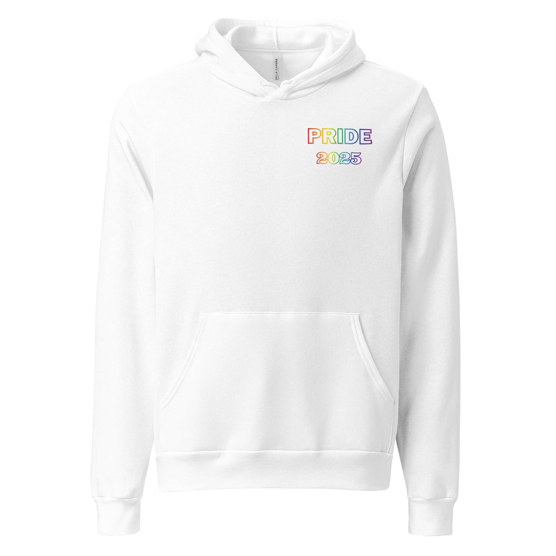 Pride 2025” Unisex Hoodie – Minimalist LGBTQ+ Pullover
