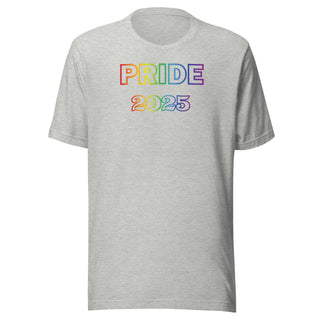 “Pride 2025” Unisex T-Shirt – LGBTQ+ Tee
