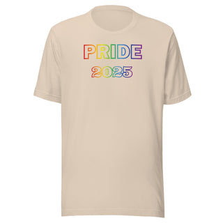 “Pride 2025” Unisex T-Shirt – LGBTQ+ Tee