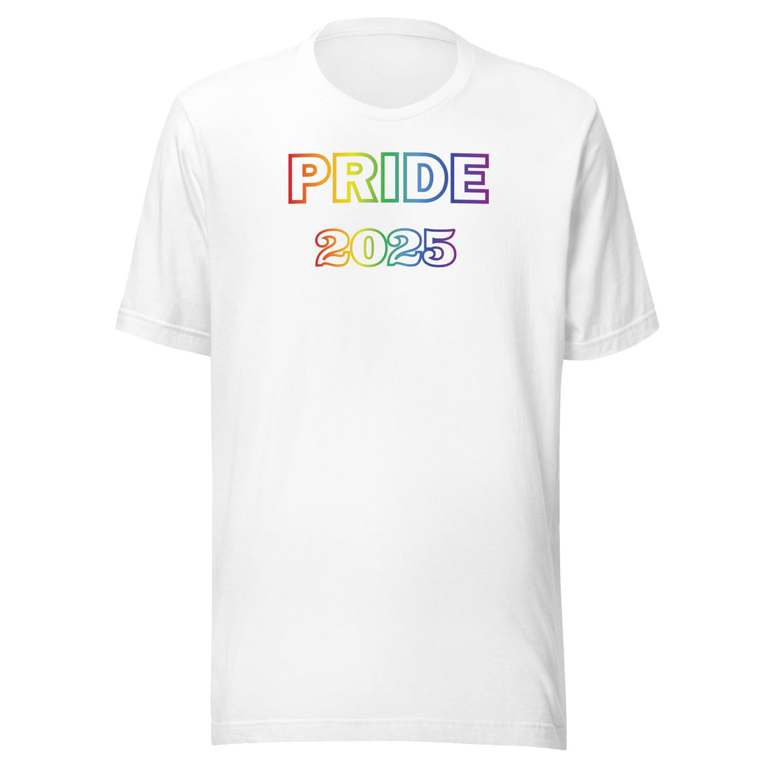 “Pride 2025” Unisex T-Shirt – LGBTQ+ Tee