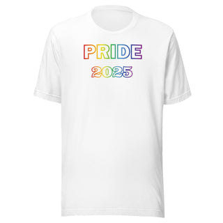 “Pride 2025” Unisex T-Shirt – LGBTQ+ Tee