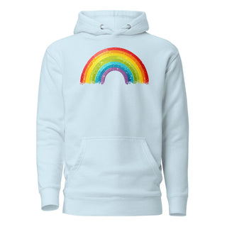 Pride Rainbow Hoodie – Unisex Soft Streetwear