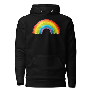 Pride Rainbow Hoodie – Unisex Soft Streetwear