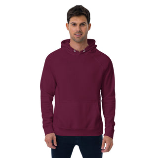 Unisex eco raglan hoodie - Bi Heart