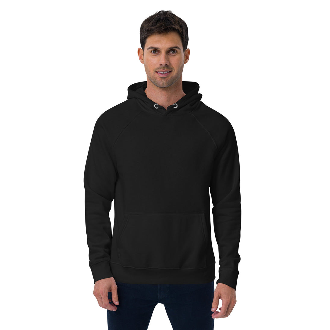 Unisex eco raglan hoodie - Bi Heart
