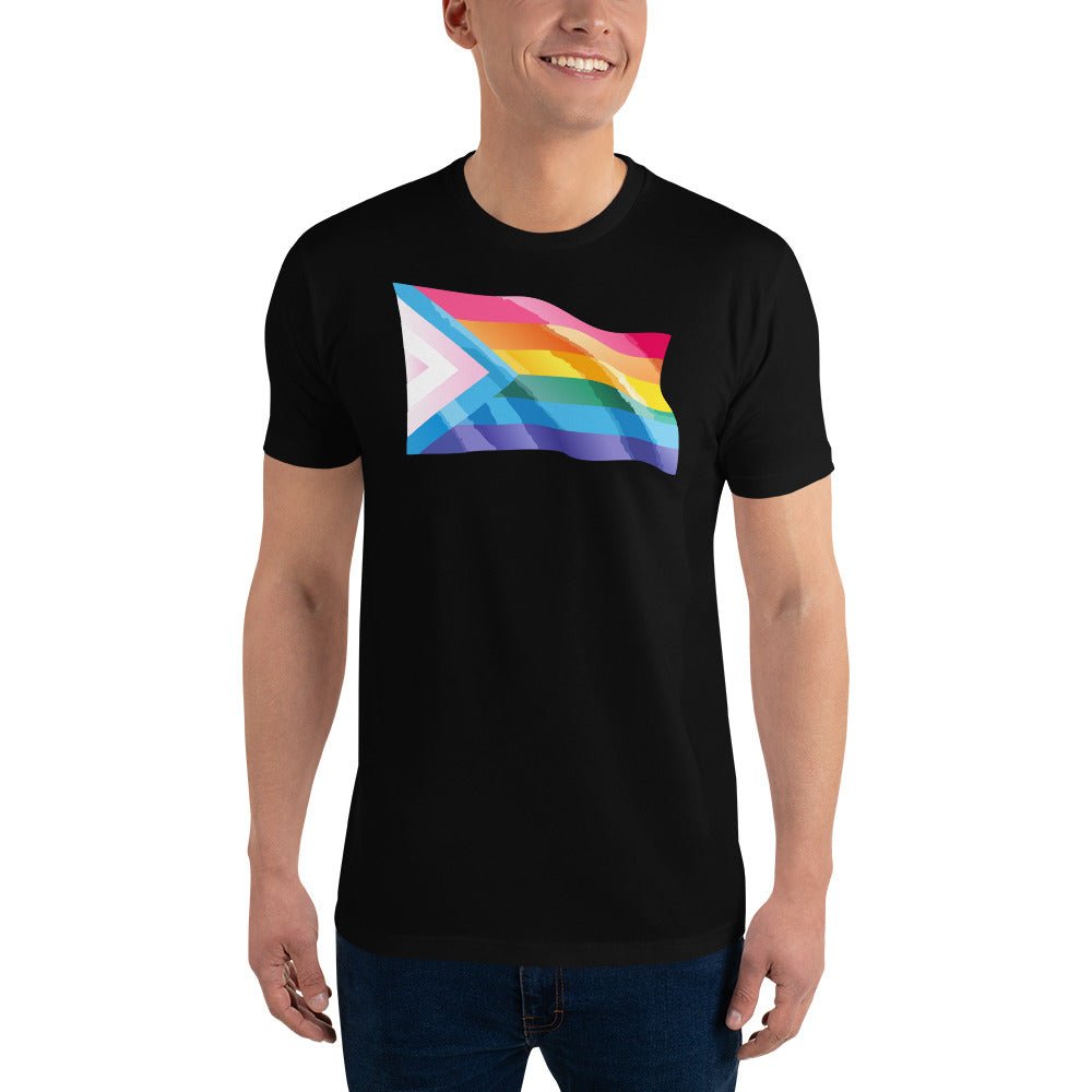 Unisex Pride Flag T-Shirt – Short Sleeve LGBTQ+ Essential
