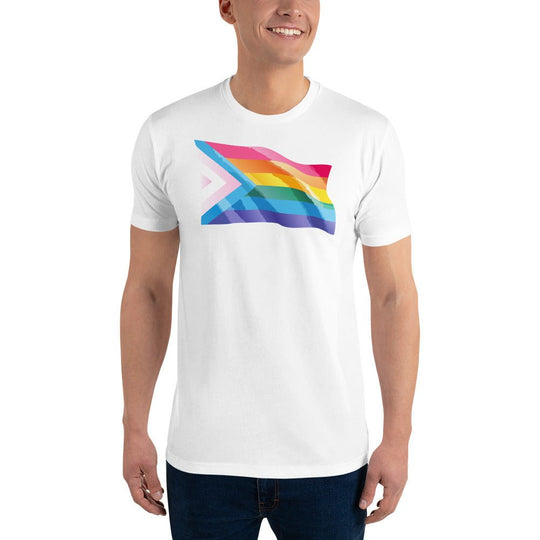 Unisex Pride Flag T-Shirt – Short Sleeve LGBTQ+ Essential