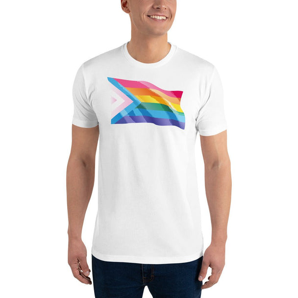 Unisex Pride Flag T-Shirt – Short Sleeve LGBTQ+ Essential