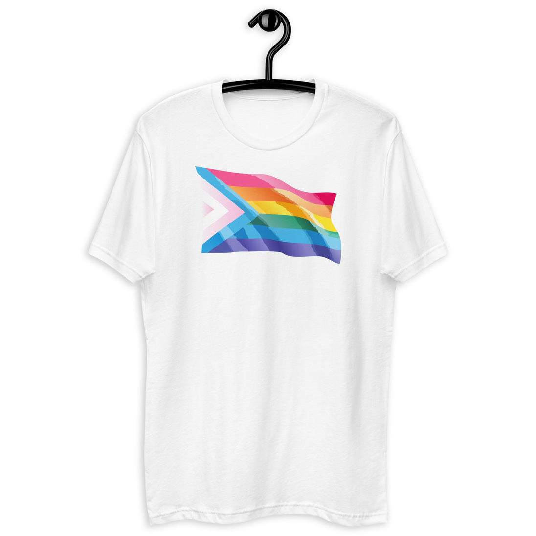 Unisex Pride Flag T-Shirt – Short Sleeve LGBTQ+ Essential