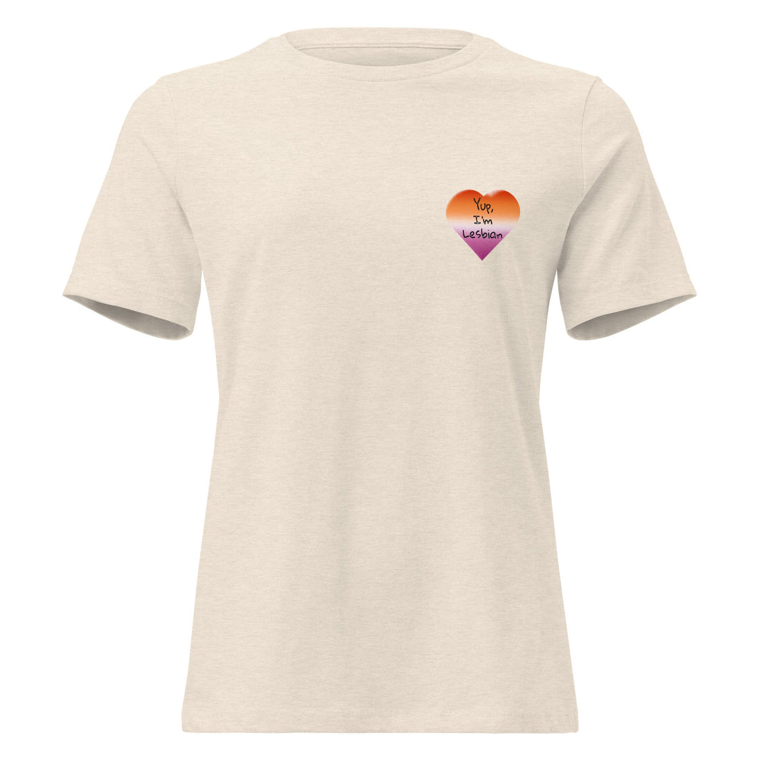 “Yup, I’m Lesbian” Women’s Relaxed Fit T-Shirt – LGBTQ+ Pride Tee