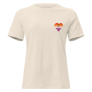 “Yup, I’m Lesbian” Women’s Relaxed Fit T-Shirt – LGBTQ+ Pride Tee