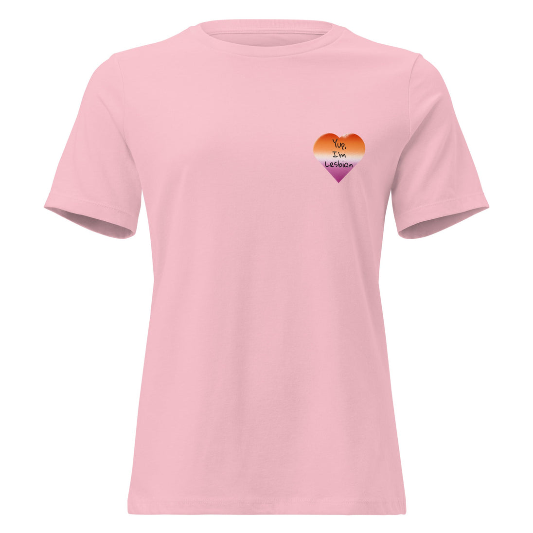 “Yup, I’m Lesbian” Women’s Relaxed Fit T-Shirt – LGBTQ+ Pride Tee