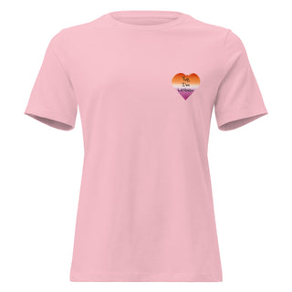 “Yup, I’m Lesbian” Women’s Relaxed Fit T-Shirt – LGBTQ+ Pride Tee