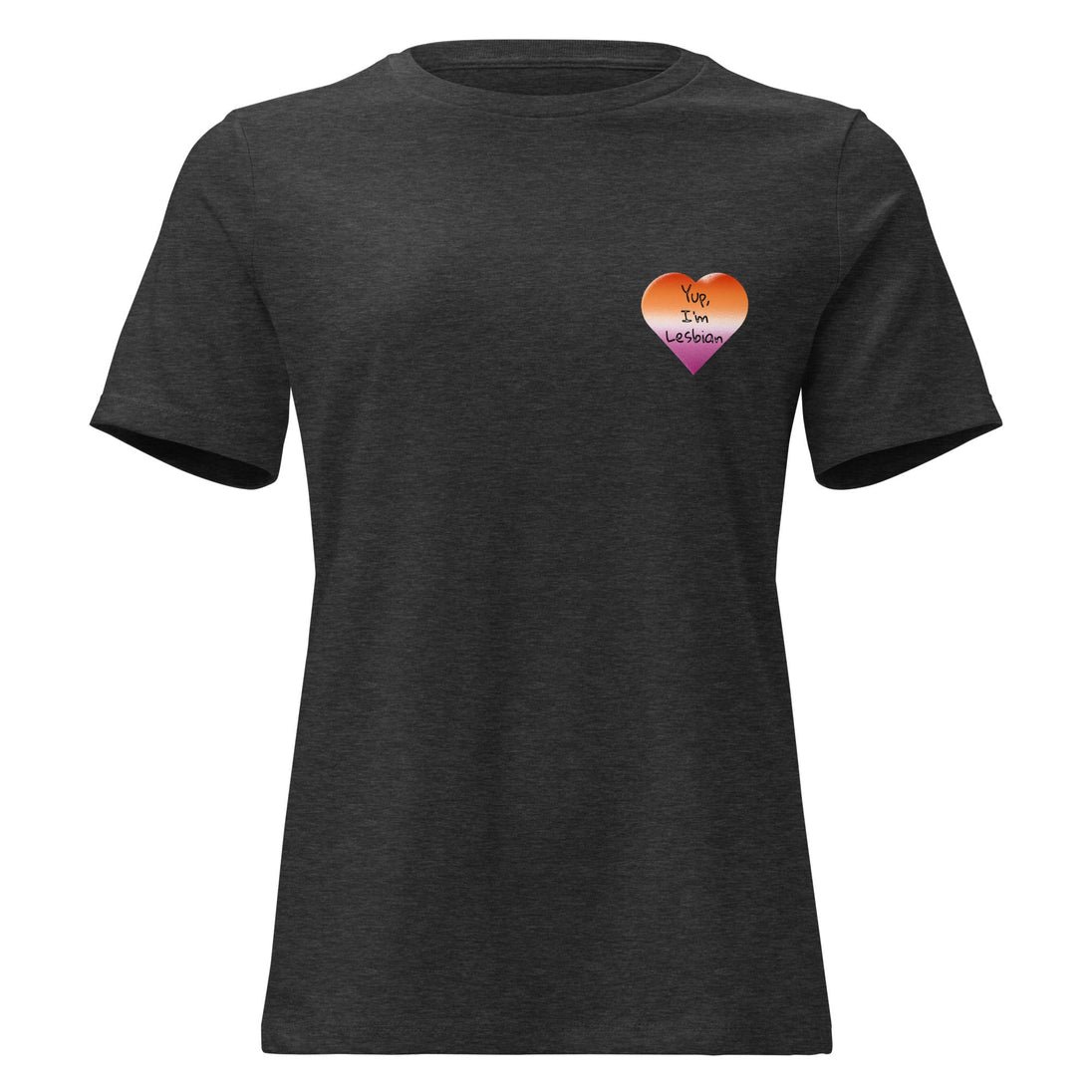 “Yup, I’m Lesbian” Women’s Relaxed Fit T-Shirt – LGBTQ+ Pride Tee