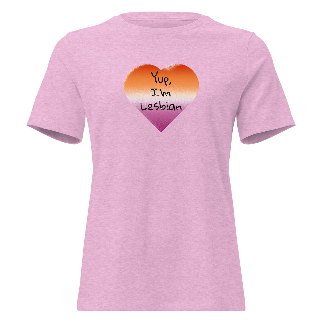 “Yup, I’m Lesbian” Women’s Relaxed Fit T-Shirt – LGBTQ+ Pride Tee