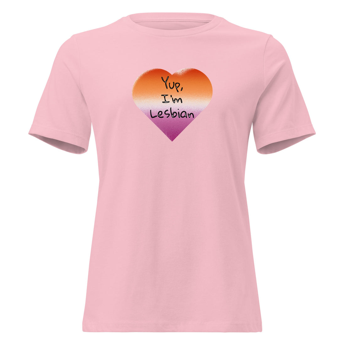 “Yup, I’m Lesbian” Women’s Relaxed Fit T-Shirt – LGBTQ+ Pride Tee